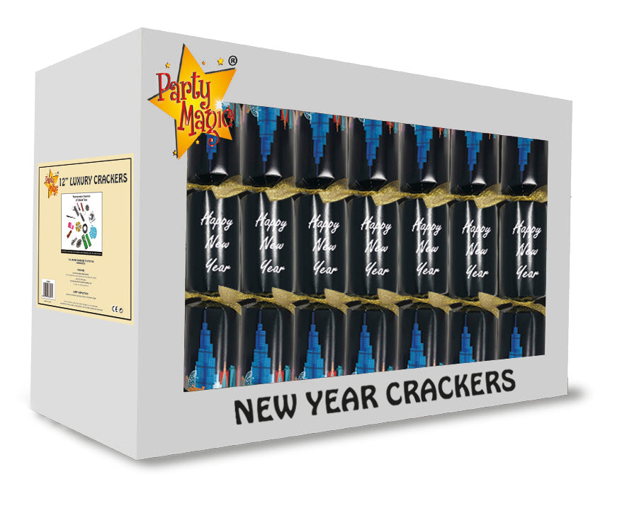 12in New Year Luxury Crackers 36826 50Pcs/Box