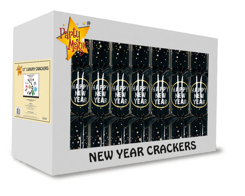 12in New Year Luxury Crackers 36830 50Pcs/Box