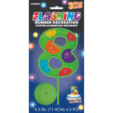 Flashing Number Decoration Number 8