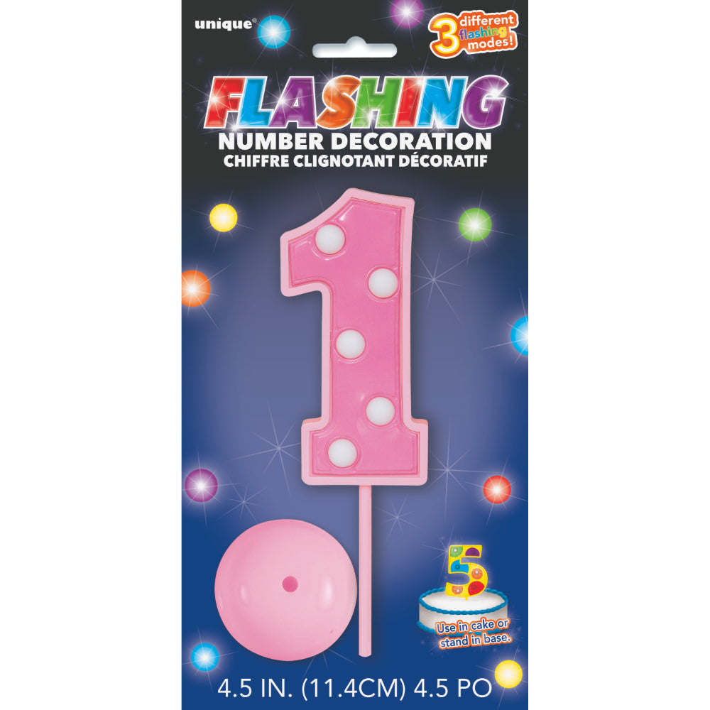 Flashing Number Decoration 1