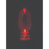 Flashing Candle Holders # 0 With 4 Birthday Candles