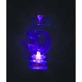 Flashing Candle Holders # 5 With 4 Birthday Candles