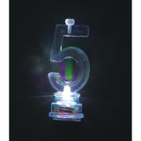 Flashing Candle Holders # 5 With 4 Birthday Candles
