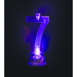 Flashing Candle Holders # 7 With 4 Birthday Candles
