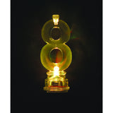 Flashing Candle Holders # 8 With 4 Birthday Candles
