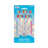 Flashing Candle Holders # 8 With 4 Birthday Candles