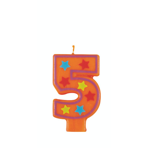 Numeral Birthday Candle 5