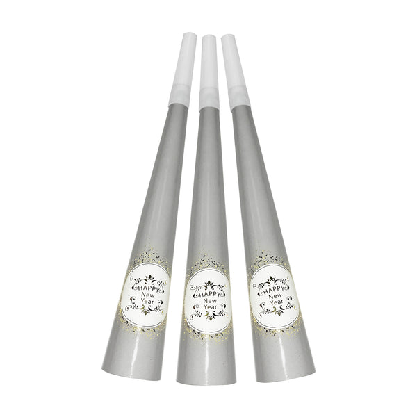 Regal Silver Foil Horns 8cm 6Pcs/pack