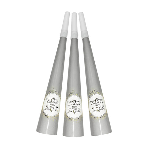 Regal Silver Foil Horns 8cm 6Pcs/pack