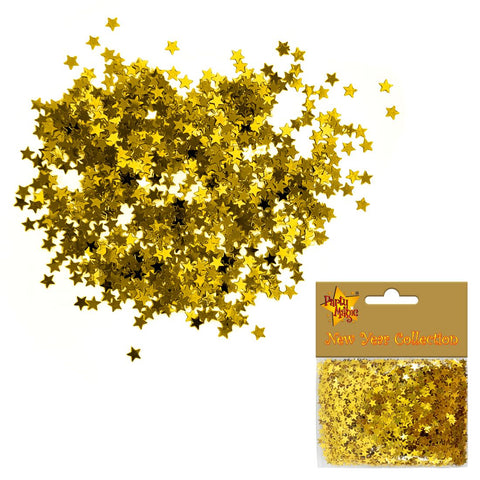 Foil Star Confetti Gold 1Oz/Bag