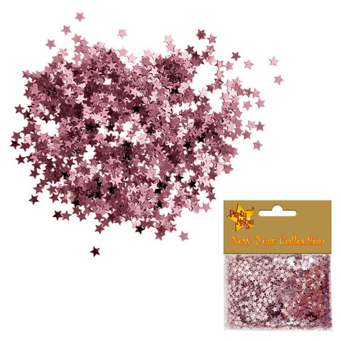 Foil Star Confetti Rose Gold 1Oz/Bag