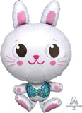 P35 Funny Bunny Supershape Foil Balloon
