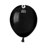  5in Standard Latex Black Color Balloons 100 pieces