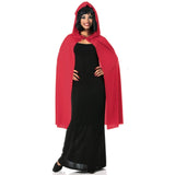 Red Hooded Adult Cape 45Inch