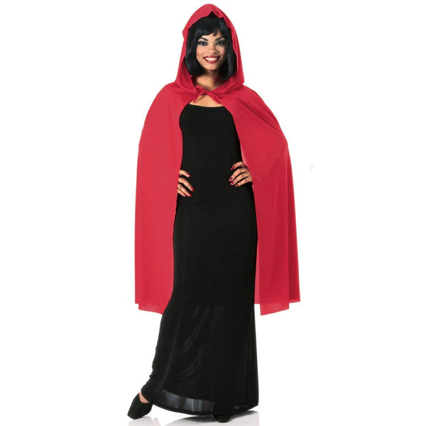 Red Hooded Adult Cape 45Inch