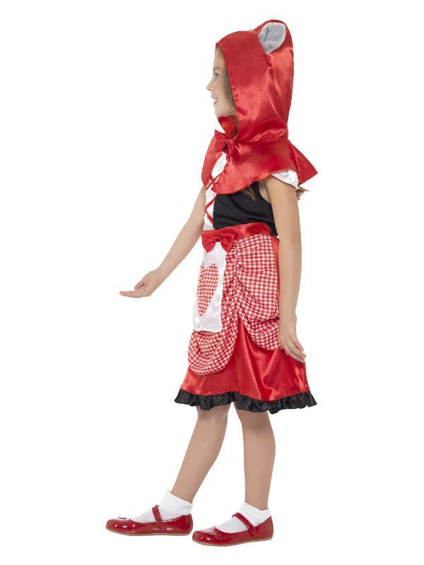 Miss Hood Costume Red With Dress & Hooded Cape