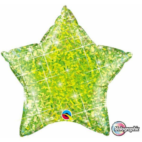Holographic Star Jewel  Foil Balloon 