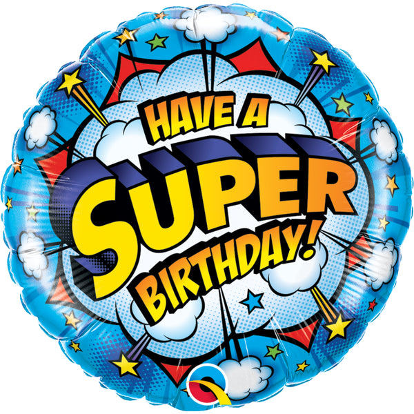 Have A Super Birthday Foil Balloon 