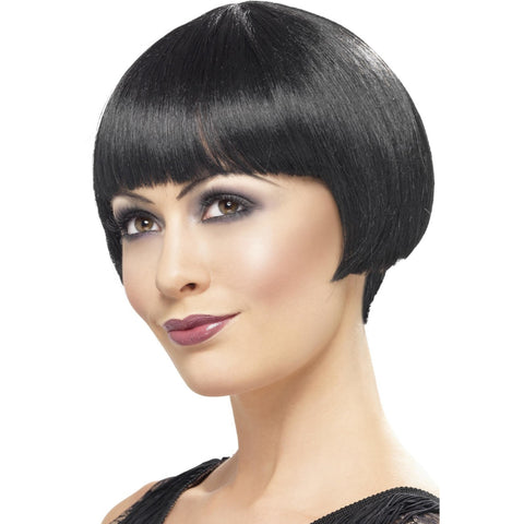  20s Flapper Bob F Wig Black