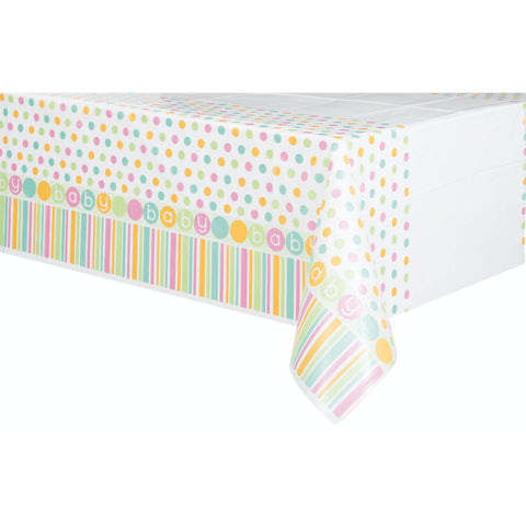 Baby Shower Plastic Tablecover 