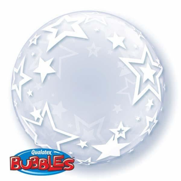  Deco Bubble Balloon Stylish Stars 24in