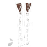Opaque Tights With Skull & Crossbones