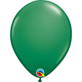  Standard Colours 11in Green Latex Balloons 6 pieces