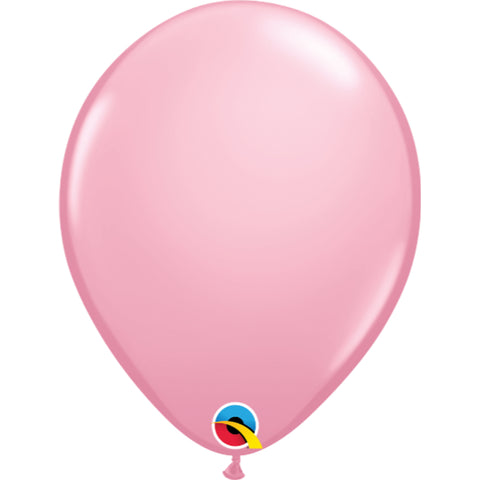  Standard Colours 11in Pink Latex Balloons 6 pieces