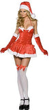  Fever Naughty Miss Santa G Costume W/Hat