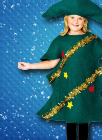  Xmas Tree G Costume,Grn/Tinsel