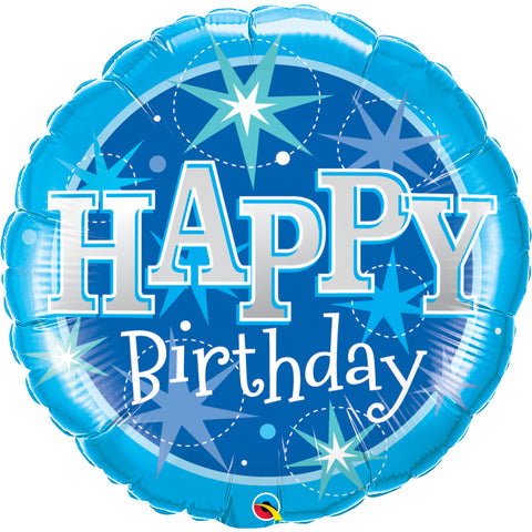 Supershape Foil Balloon Balloon - Birthday  Sparkle
