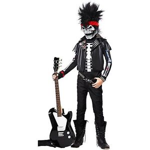 Dead Man Rockin Boys Costume Child Costume Black