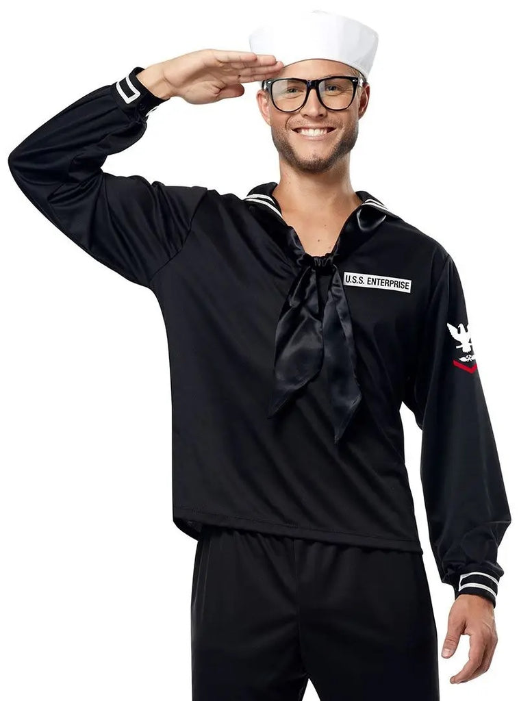 Navy Adult Costume Black