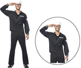 Navy Adult Costume Black