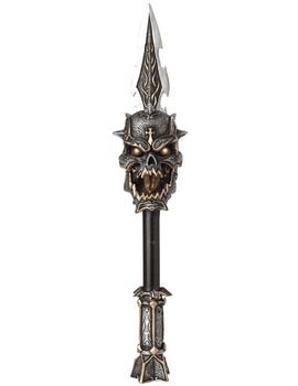 Jaw Droppers Skull Mace Silver