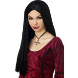 Long Flowing Female Wig 24In Black