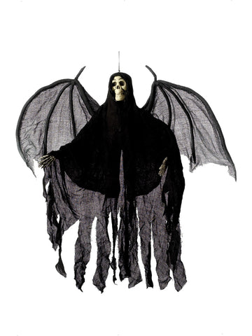 Hanging Black Skeleton Angel Decoration