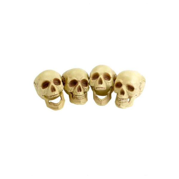 Skull Heads 4 Pieces