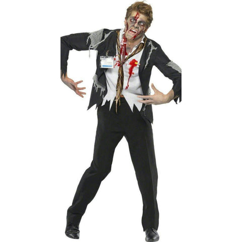 Worked To Death Office Zombie Male Costume