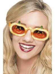 Pumpkin Light Up Orange Specs