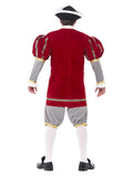Henry VIII Deluxe Costume Red With Jacket & Trousers