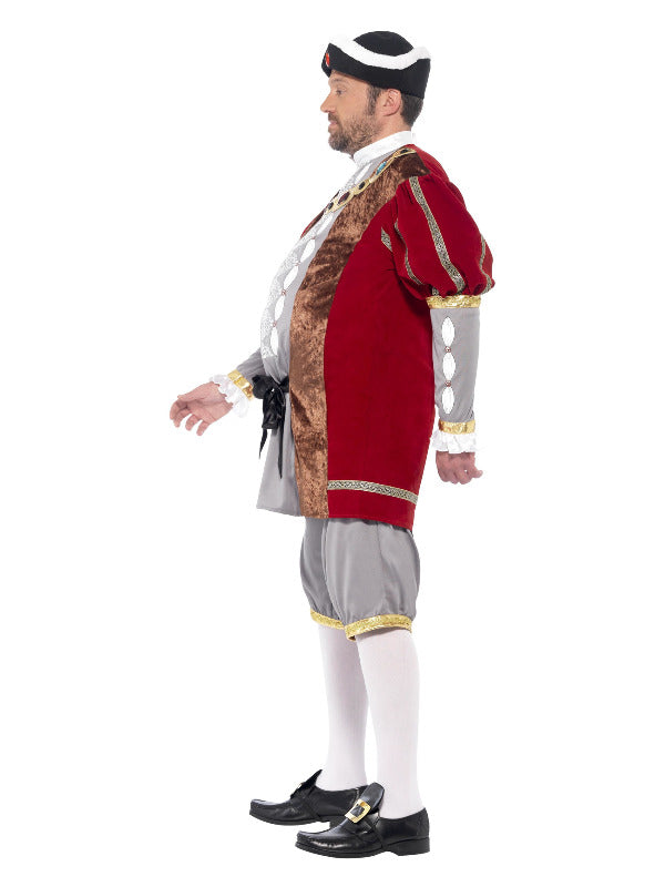 Henry VIII Deluxe Costume Red With Jacket & Trousers