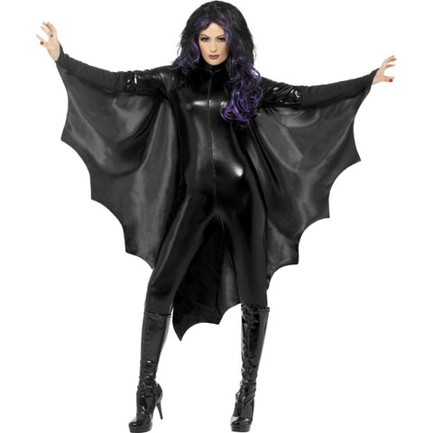 Vampire Bat Wings With High Collar