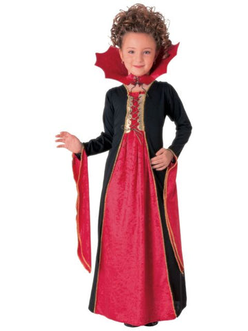 Gothic Vampiress Girls Costume