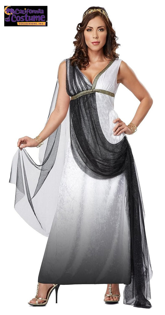 Deluxe Roman EmpressFemale Costume Black/White