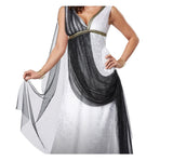 Deluxe Roman EmpressFemale Costume Black/White