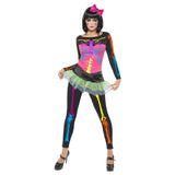 Legend Of Evil Neon Skelton Female Costume