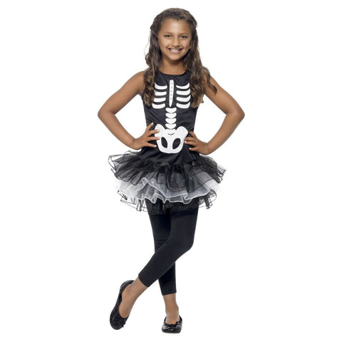 Skeleton Tutu Girl Costume