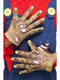 Decaying Zombie Latex Gloves