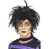 Psycho Black Male Wig